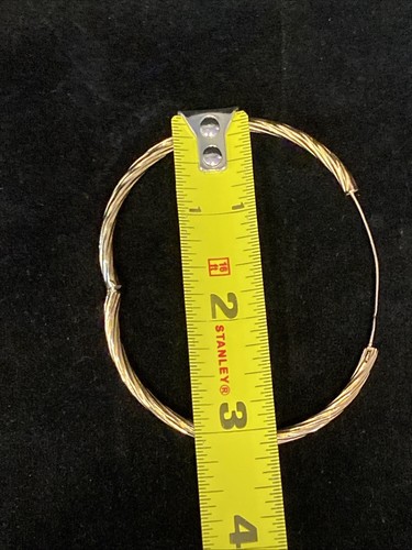 14K RPH Gold Armreif Armband gedrehtes Seil Armreif Verschluss Vintage 8 Gramm GB1 - Bild 5 von 21