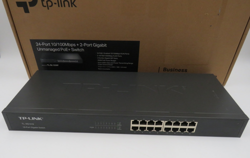TP-Link 24 Port 10/100Mbps Ethernet PoE Switch (TL-SL1226P) Black - Picture 2 of 11