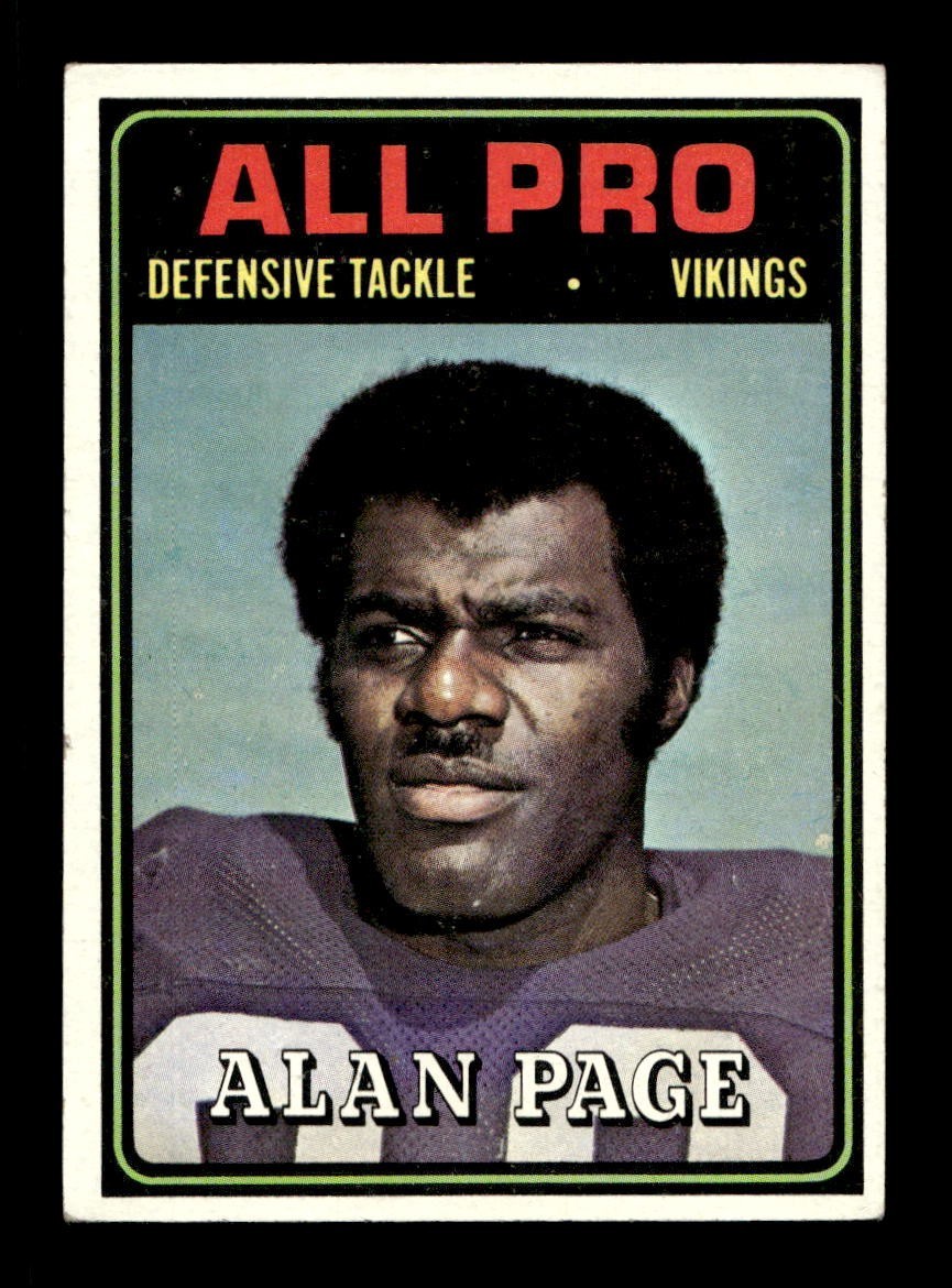 1974 Topps #134 Alan Page AP Vikings EX *5u