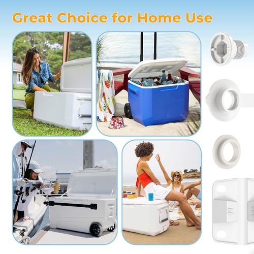 Cooler Replacement Parts Kit for Coleman,Ice Chest Plastic Hinges,Cooler... - Imagen 7 de 7