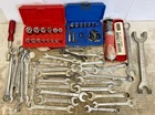 USED JOB LOT OF SPANNERS WRENCHES SOCKETS DRIVERS SOME BRITOOL