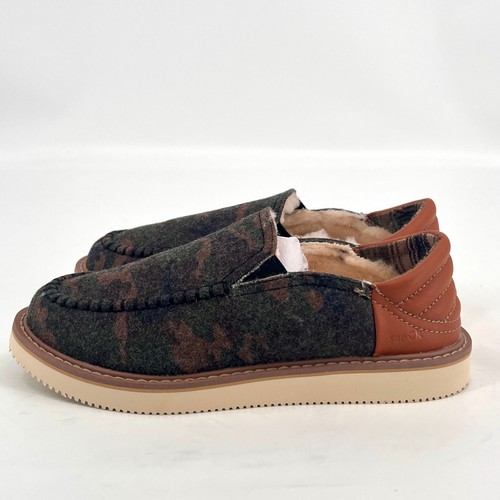 Zapatillas Sanuk Acogedoras Ambiente Bajo SM Camuflaje Bosque Talla 7 Sin Cordones Forradas de Lana - Imagen 5 de 15