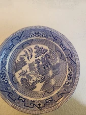 Myott Son & Co Staffordshire England Blue Willow Dinner Plate