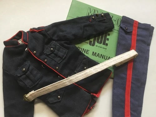 1964 Vintage HASBRO GI JOE TM — Marine Dress Parade Uniform