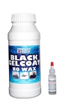 Black Gelcoat No Wax Quart with 15cc Hardener MEKP Fast Ship