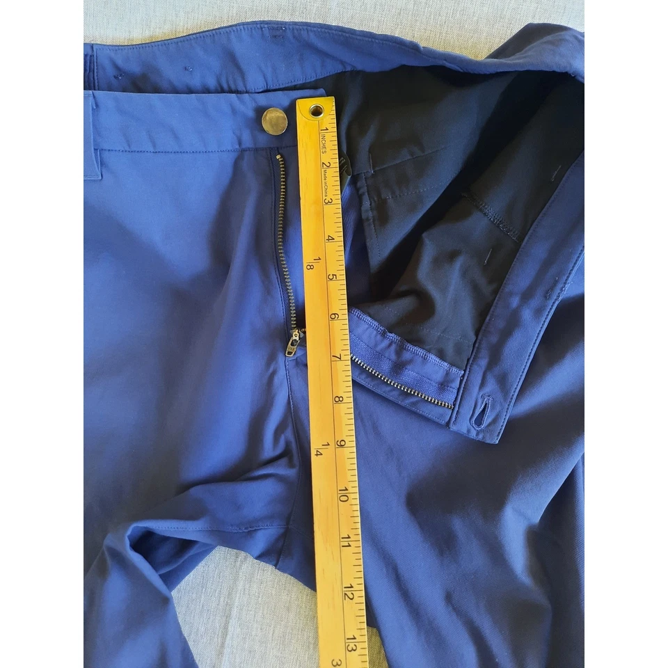 Lululemon мужчин 34 пояс Activewear твердый темно-синий ABC йога молнии гибридный короткие - Изображение 4 из 4