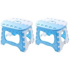  2 Count Folding Foot Stool Living Room Stools Foldable Step for Toddlers Kids
