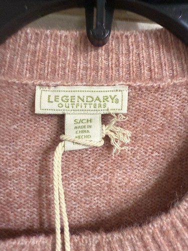 Legendary Outfitters Women's Soft and Cozy Crewneck Sweater, Heather Rose, S - Picture 3 of 7