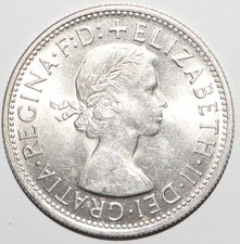 1954 Australia 1 Florin Elizabeth II Royal Visit BU (FC37)