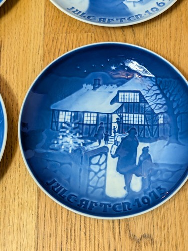 6 Bing & Grondahl Copenhagen Porcelain Christmas Plates Jule After 60s 70s - Picture 6 of 11