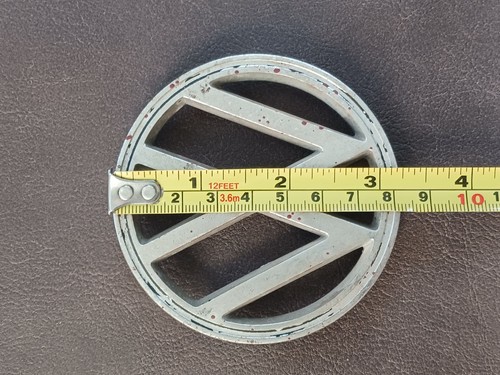 Vintage VW Bug Beetle Hood Logo Emblem Badge 113853601B 3 Prong 3 1/4” - Picture 9 of 9