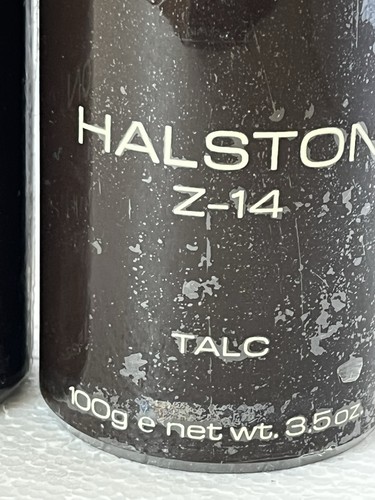 2- Halston Z-14 Talc by Halston 3.5 oz Each Original New Sealed-Vintage Rare - Picture 2 of 3