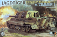 Takom 8012 - 1:35 Jagdtiger Porsche Produktion Sd.Kfz.186 W/Zimmerit