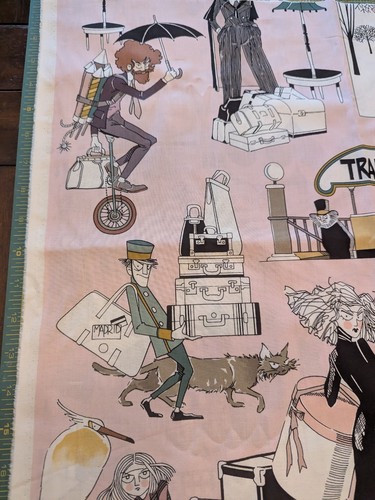 Ghastlie Getaway Pink Alexander Henry Fabrics 1 Yard De Leon Design 2021 - Picture 11 of 19
