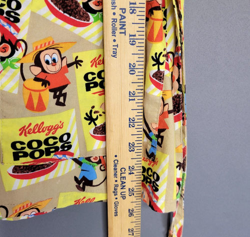 Kellogg's Coco Pops Scrubs Top Womens Small Cartoon Print Tie Waist Graphic - Picture 10 of 13