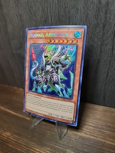 Mermail Abyssteus (Secret Rare) RA03-EN007 Quarter Century Bonanza 1st Edition - Picture 2 of 4