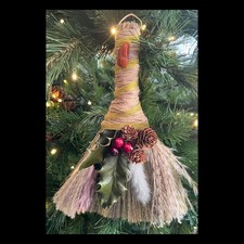 Handmade Altar Besom Broom WIccan Pagan Yule Decor Spell Ritual