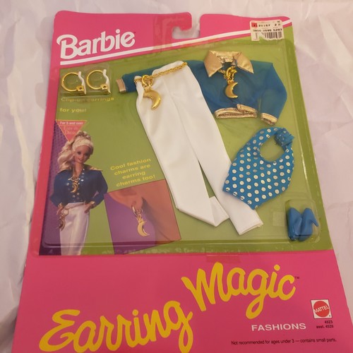 90er 1992 Barbie Ohrring Magic Fashions - 4523 4528 versiegelt OVP - Bild 2 von 8