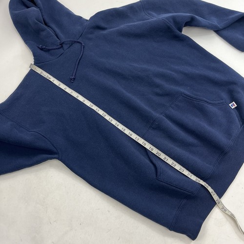 Vintage Russell Athletic Blue Pullover Hoodie Sweatshirt Size XL 90s Y2K - Bild 8 von 8