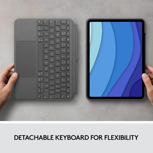 Logitech Combo Touch iPad Pro 11-inch(1st, 2nd, 3rd, 4th gen - 2018, 2020, 2021, - Bild 5 von 10