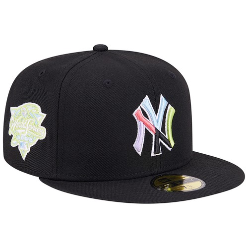 Men's New Era Black New York Yankees Multi-Color Pack 59FIFTY Fitted Hat