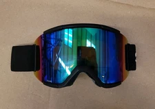 Smith Squad  Snow Goggles, Black Frame, ChromaPop Blue Mirror Lens 