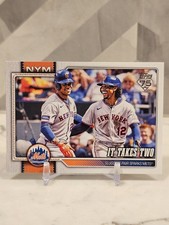 2026 Topps #52 It Takes Two (Francisco Lindor / Juan Soto) New York Mets