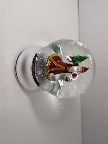 TOALLA PLATEROS Papá Noel con lista Árbol de Navidad Globo de Nieve (M69) - Imagen 4 de 5