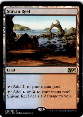MTG Shivan Reef Magic 2015 (M15) Rare #246
