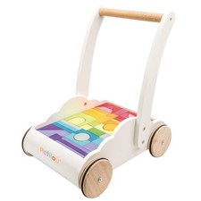 - Petilou Wooden Walker Toy for Toddlers and Babies  Educational Rainbow Clo...