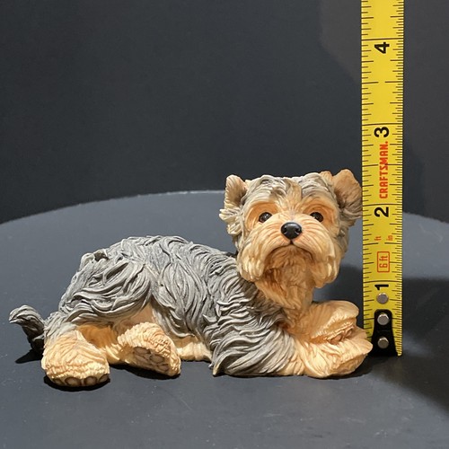 Country Artist Yorkshire Terrier Yorkie Puppy Lying #03287 2006 Sparking Eyes - Picture 3 of 16
