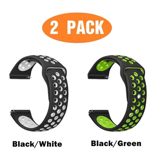2er Pack Sport Silikon für Samsung Galaxy Watch 41/45mm 42/46 Gear S3 Band Strap - Bild 17 von 28