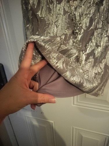 RM Richards Damen 3-teiliges Hosenset Metallic Spitze Topper Bluse & Hose Größe 6 - Bild 11 von 20