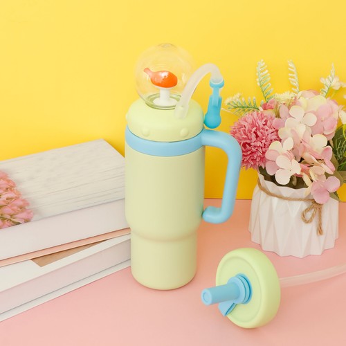 710ml Whale Squirt Style Vacuum Tumbler Whale Fountain Style Insulated sttNv - Picture 19 of 22