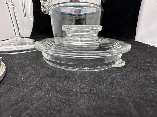 Cafetera percoladora de 6 tazas de vidrio vintage Pyrex Flameware 7756-B completa - Imagen 12 de 15
