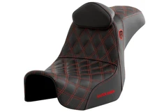 (OPEN BOX) SADDLEMEN 0803-0737 SC80604REDRT Pro Series SDC Performance Grip Seat