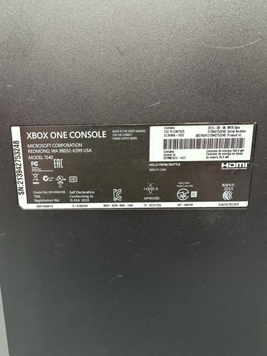 Xbox One Black 1TB 1540 Bundle wController, Power, and 5 Games -Tested & Working - Bild 12 von 12