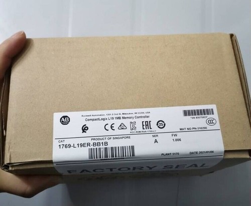 1PC 1769-L19ER-BB1B New AB CompactLogix 5370 L19 1MB Controller US Free Tax - Picture 2 of 2
