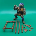 Donatello 100% Complete Teenage Mutant Ninja Turtles Playmates 1989 Vintage