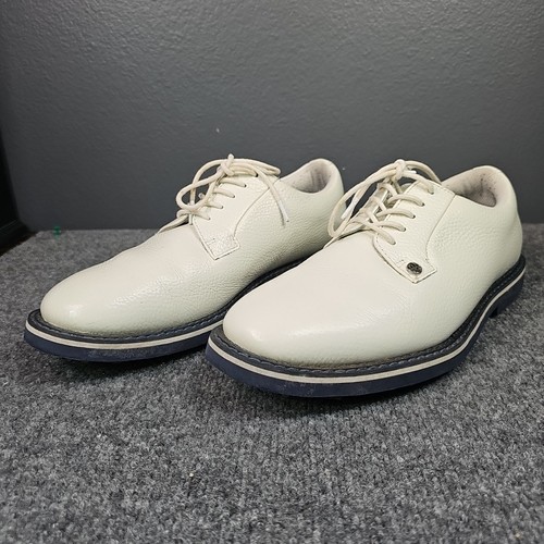 Chaussures de golf G/Fore Gallivanter homme pointure 9,5 larges cuir galet blanc à lacets - Photo 2/15