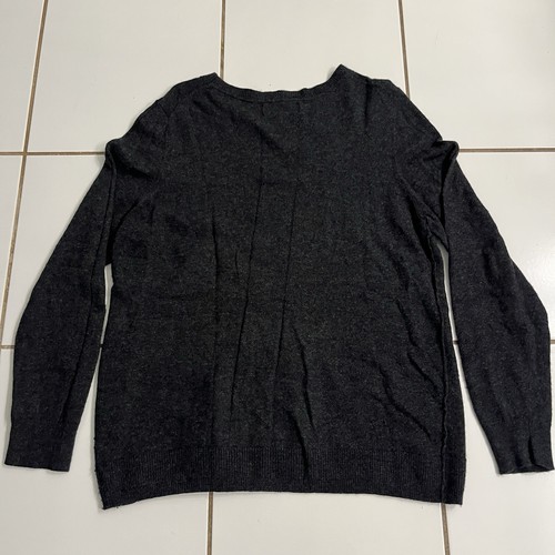 Banana Republic Italian Yarn Sweater XL Gray Wool Blend Filpucci Superloft - Picture 4 of 4