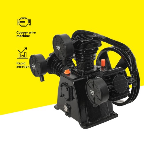 4 PS einstufige Ersatz Luftkompressor Pumpe 3 Zylinderkopf 12,7 CFM max. - Bild 3 von 12