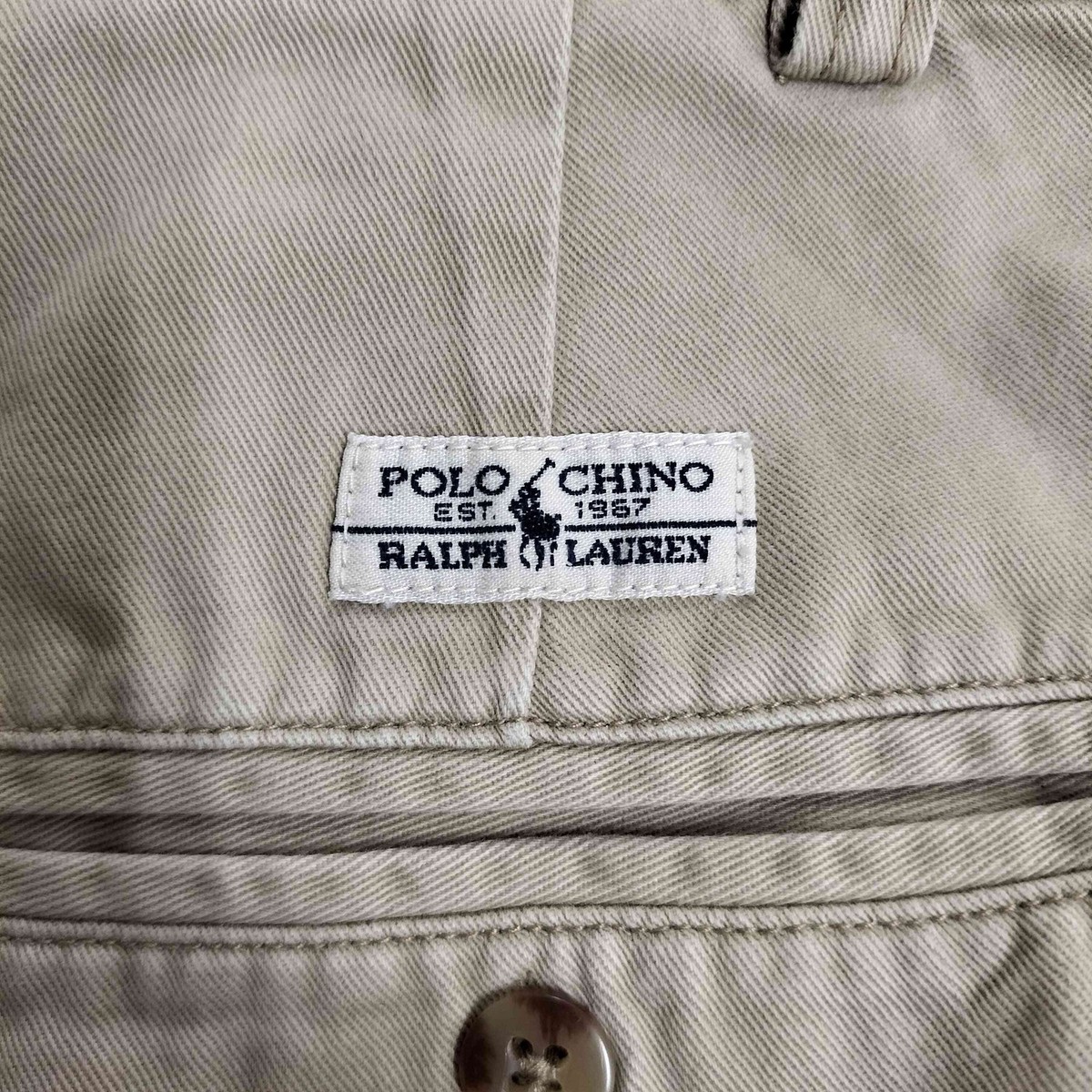 Polo Ralph Lauren 90s USA Chino Pants Men's 34 2Tuck Used | eBay