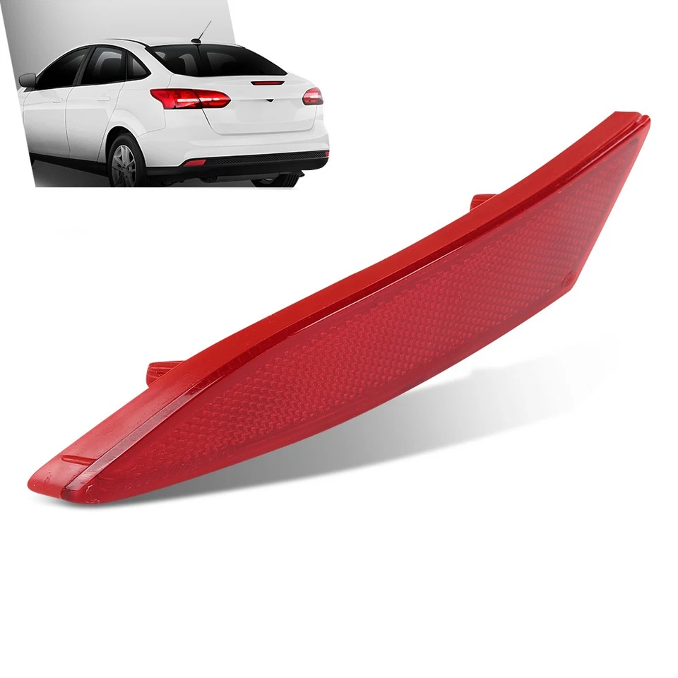 Fit For 2012-2018 Ford Focus Sedan Rear Bumper Reflector Left Side FO1184101 Foto 2 de 4