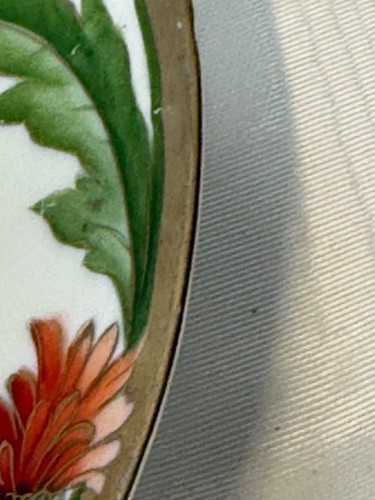 ANTIQUE HUTSCHENREUTHER BAVARIA HAND -PAINTED CABINET PLATE - Picture 7 of 13