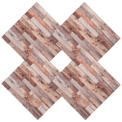 4 Pcs Doll House Miniatures Flooring Dollhouse Simulated Wood Grain - Bild 3 von 12
