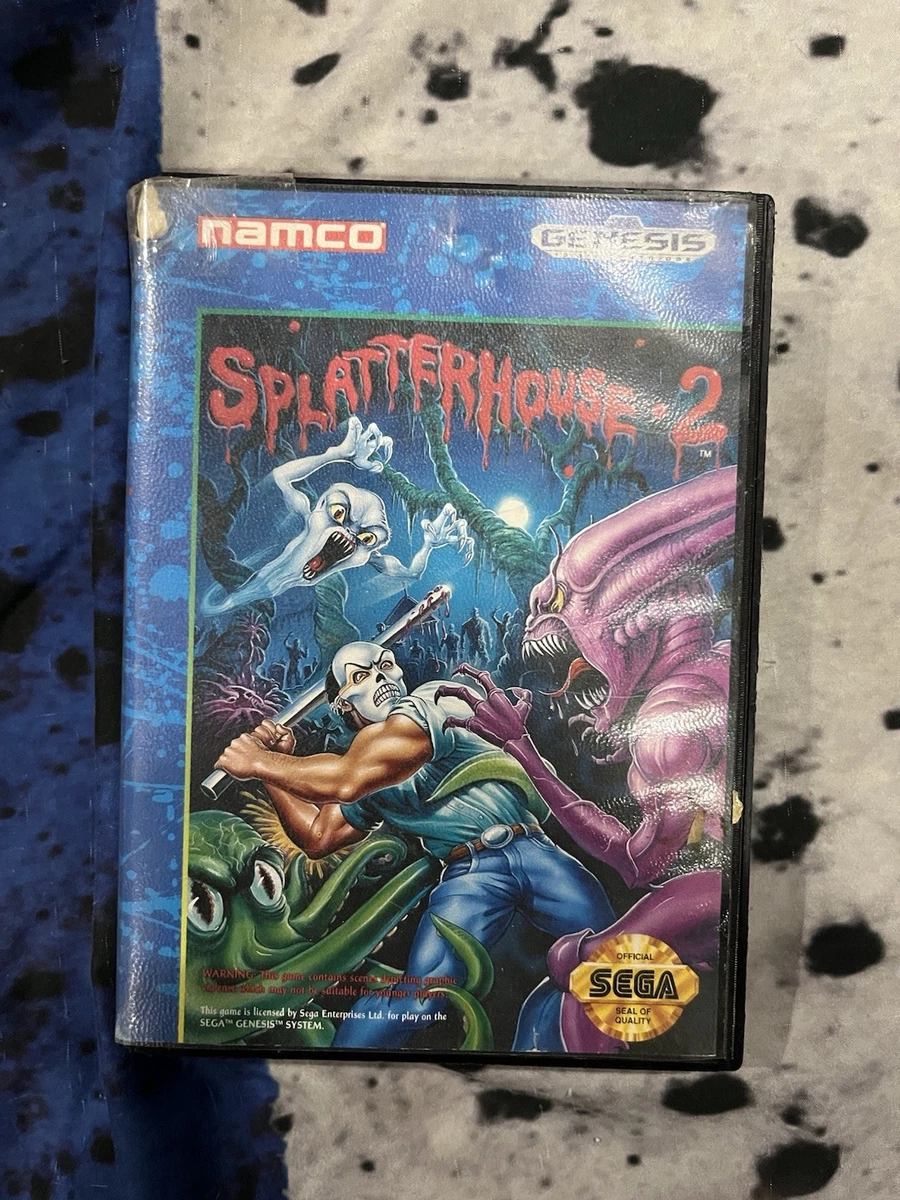 Splatterhouse 2 Sur Sega Megadrive / Genesis – Version US NTSC, Bon état, Jeu D'horreur Culte
