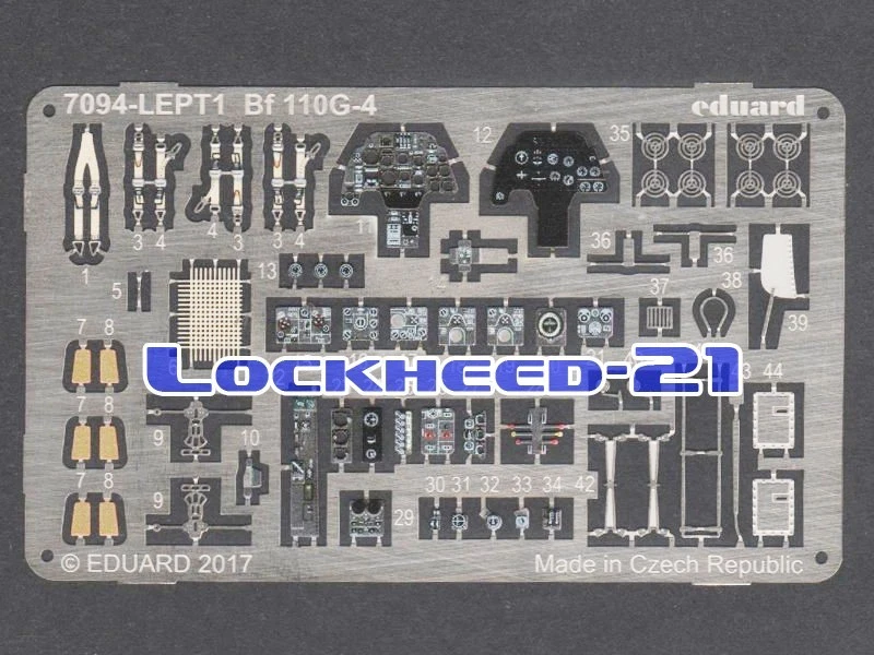 EDUARD 7094 1/72 MESSERSCHMITT Bf 110G-4 ProfiPACK EDITION - OOP rare kit! - Bild 3 von 4
