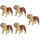 5 Pieces Spielzeug Welpe Hunde Deko Süße Tierfiguren Bauernhoftierfiguren