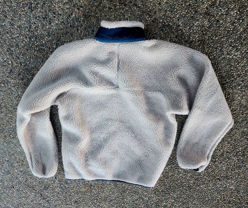 Patagonia Mens Size M Classic Retro-X Jacket Fleece Full Zip Natural - Picture 6 of 6